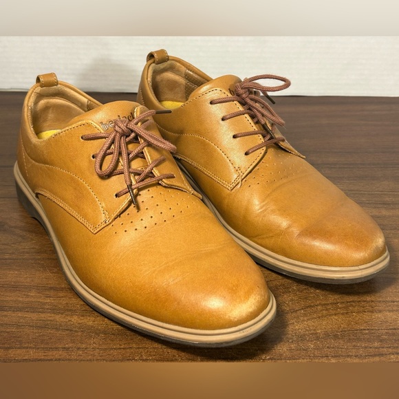 Amberjack Shoes Mens Size 9.5 The Original Oxford Dress Brown Leather - Picture 2 of 8